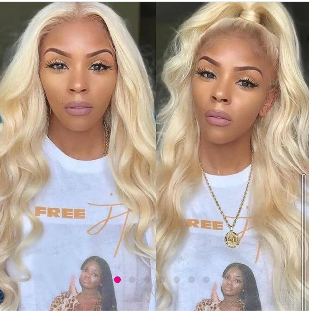 Tissage brésilien  blonde ondulé