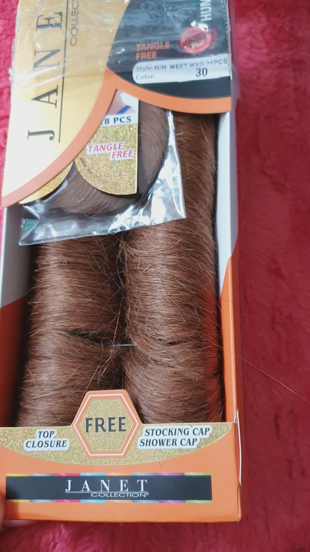 Charger la vidéo : Tissage human hair de la collection Janet